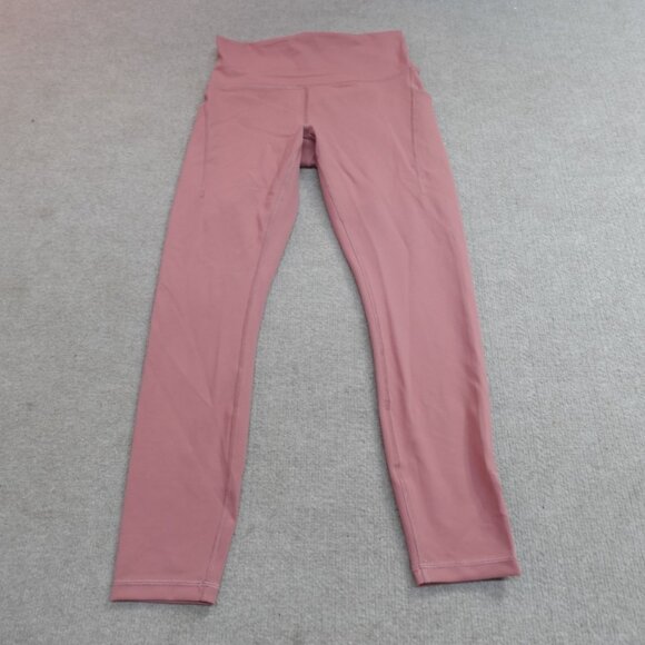 Lululemon Pants - Lululemon Leggings Medium Pink Wunder Train High-Rise Crop LW5EPS